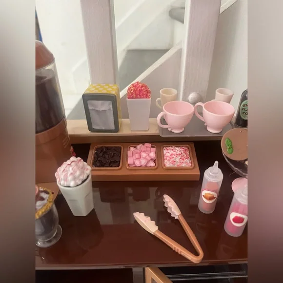 Our Generation Doll CHOCOTASTIC HOT CHOCOLATE STAND with Accessories - Picture 5 of 8